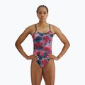 Strój pływacki jednoczęściowy damski TYR Starhex Cutoutfit red/multi 3