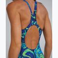 Strój pływacki jednoczęściowy damski TYR Thresher Open Back Hyperblitz blue/green 6