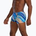 Bokserki pływackie męskie TYR Durafast Elite Riptidal Square Leg teal/orange 3