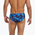 Slipy do pływania męskie TYR Durafast Elite Waveform Brief blue 2