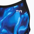 Strój pływacki jednoczęściowy damski TYR Durafast Elite Waveform Diamondfit blue 3