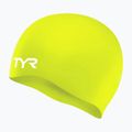 Czepek pływacki dziecięcy TYR Wrinkle-Free Silicone limelight