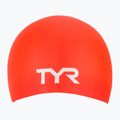 Czepek pływacki TYR Long Hair Wrinkle Free Silicone bright red