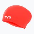 Czepek pływacki TYR Long Hair Wrinkle Free Silicone bright red