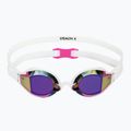 Okulary do pływania TYR Stealth-X Performance Mirrored pink/white 2