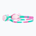 Okulary do pływania dziecięce TYR Swimple Tie Dye Non-Mirrored pink/mint
