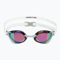 Okulary do pływania TYR Tracer-X RZR Mirrored white/grey 2