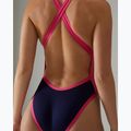 Strój pływacki jednoczęściowy damski TYR Durafast Elite Wide Strap Openbackfit navy/pink 6