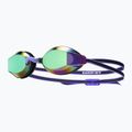 Okulary do pływania damskie TYR Blackops 140 Ev Racing Mirrored purple/green