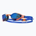 Okulary do pływania TYR Tracer-X RZR Mirrored blue/orange