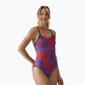 Strój pływacki jednoczęściowy damski Tyr Cutoutfit Hodori orange/purple 3