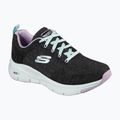 Buty damskie SKECHERS Arch Fit Comfy Wave black/lavender 7