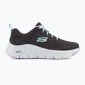 Buty damskie SKECHERS Arch Fit Comfy Wave black/lavender 2