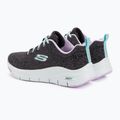 Buty damskie SKECHERS Arch Fit Comfy Wave black/lavender 3