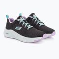 Buty damskie SKECHERS Arch Fit Comfy Wave black/lavender 4