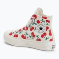 Trampki damskie Converse Chuck Taylor All Star Lift Platform Cherries Hi A08096C egret/red/green 3