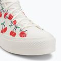 Trampki damskie Converse Chuck Taylor All Star Lift Platform Cherries Hi A08096C egret/red/green 7