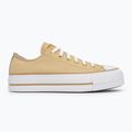 Trampki damskie Converse Chuck Taylor All Star Lift Platform Herringbone Stripe utility sunflower/trek tan 2