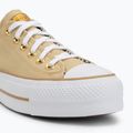 Trampki damskie Converse Chuck Taylor All Star Lift Platform Herringbone Stripe utility sunflower/trek tan 7
