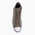 Trampki Converse Chuck Taylor All Star Faux Leather Hi classic taupe/dark matter 5