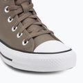 Trampki Converse Chuck Taylor All Star Faux Leather Hi classic taupe/dark matter 7
