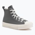 Trampki damskie Converse Chuck Taylor All Star EVA Lift Platform Leather sharkskin/warm quarry/egret