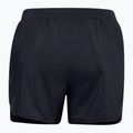 Spodenki do biegania damskie Under Armour Fly By 2.0 2N1 black/black/reflective 2