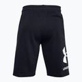 Spodenki treningowe męskie Under Armour Rival Fleece black/onyx white 4