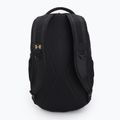 Plecak miejski Under Armour Hustle 5.0 29 l black/black medium heather/metalic gold luster 3