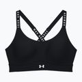 Biustonosz treningowy Under Armour Infinity Covered Mid black/black/white 3