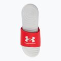 Klapki męskie Under Armour Ansa Fix SL halo gray/red/halo gray 6