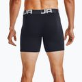 Bokserki męskie Under Armour Charged Cotton 6 In 3 pary black/black/black 6