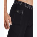 Legginsy treningowe męskie Under Armour HeatGear black/white 4