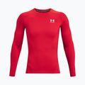 Longsleeve treningowy męski Under Armour HG Armour Comp red/white 5