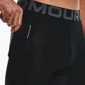 Legginsy treningowe męskie Under Armour HG Armour 3/4 black/white 3