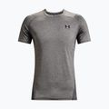 Koszulka treningowa męska Under Armour UA Hg Armour Fitted carbon heather/black 5