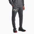 Spodnie męskie Under Armour Ua Rival Terry Jogger pitch gray light heather/onyx white