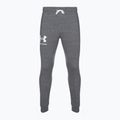 Spodnie męskie Under Armour Ua Rival Terry Jogger pitch gray light heather/onyx white 5