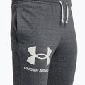 Spodnie treningowe męskie Under Armour UA Rival Terry pitch gray light heather/white 3