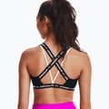 Biustonosz treningowy Under Armour Crossback Low black/white/white 2