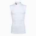 Koszulka treningowa męska Under Armour HG Armour Comp Mock SL castlerock/white