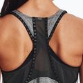 Tank top treningowy damski Under Armour UA Knockout Mesh Back Tank jet gray light heather/black/black 4