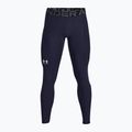 Legginsy treningowe męskie Under Armour HeatGear midnight navy/white 5