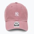 Czapka z daszkiem 47 Brand MLB New York Yankees Base Runner CLEAN UP mauve 2
