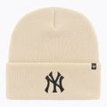 Czapka zimowa 47 Brand MLB New York Yankees Haymaker natural