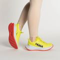 Buty do biegania damskie HOKA Carbon X 2 evening primrose/fiesta 2