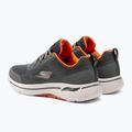 Buty męskie SKECHERS Go Walk Arch Fit Idyllic charcoal/white/orange 3