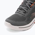 Buty męskie SKECHERS Go Walk Arch Fit Idyllic charcoal/white/orange 8