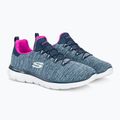 Buty damskie SKECHERS Summits Quick Getaway navy/hot pink 4