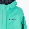 Kurtka przeciwdeszczowa dziecięca Columbia Arcadia electric turquoise 4